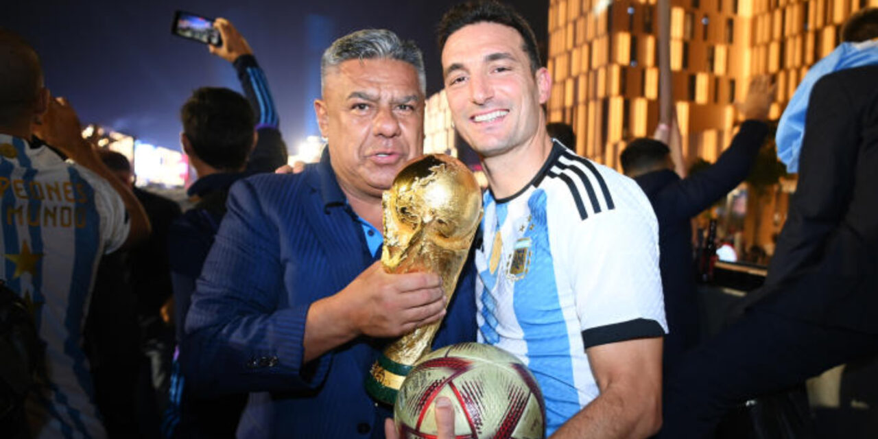 Claudio Tapia y su reconocimiento a Scaloni por conseguir el título del Mundial