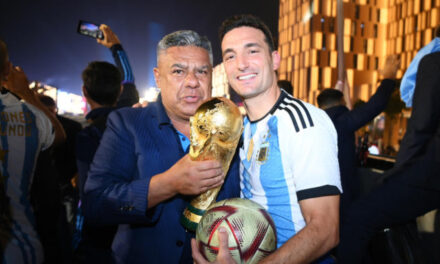 Claudio Tapia y su reconocimiento a Scaloni por conseguir el título del Mundial