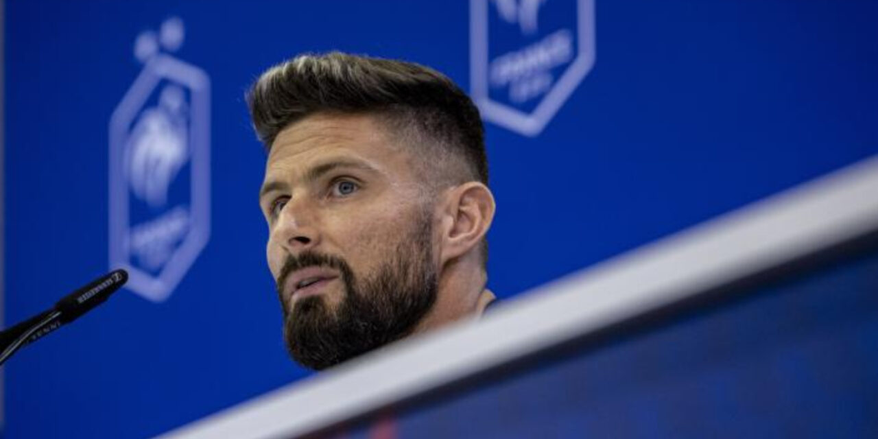 Giroud, el sustento de Mbappé