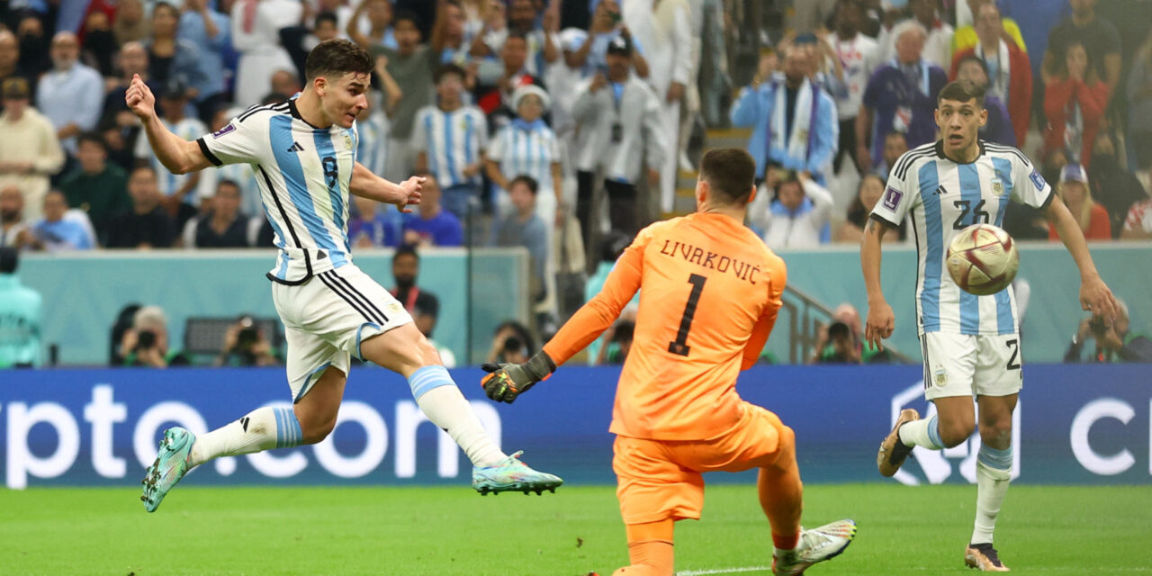 Julián Álvarez ya tenía practicada la jugada del gol ante los croatas