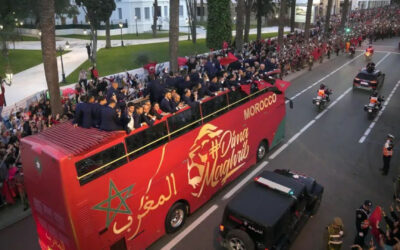 Marroquíes dan la bienvenida a su selección histórica