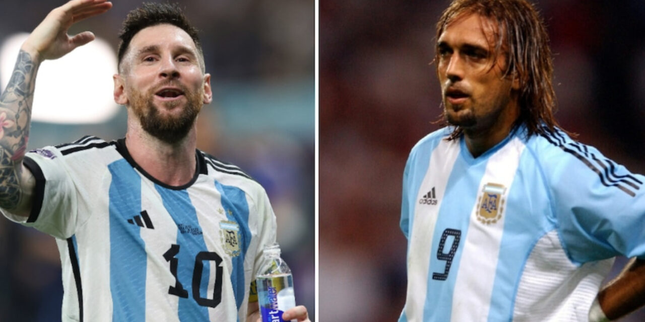 Messi iguala con Batistuta como mejor artillero argentino en Mundiales