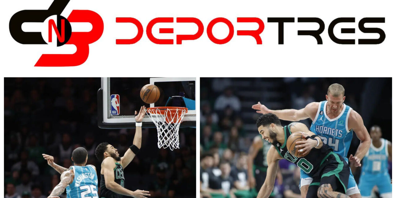 Tatum anota 51 y Celtics vencen a Hornets(Video D3 completo 12:00 PM)
