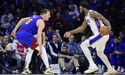 Embiid brilla con 47; 76ers vencen a Jokic y Nuggets