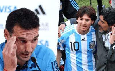 Scaloni: «Entre Maradona y Messi me quedo con Messi, el mejor de la historia»