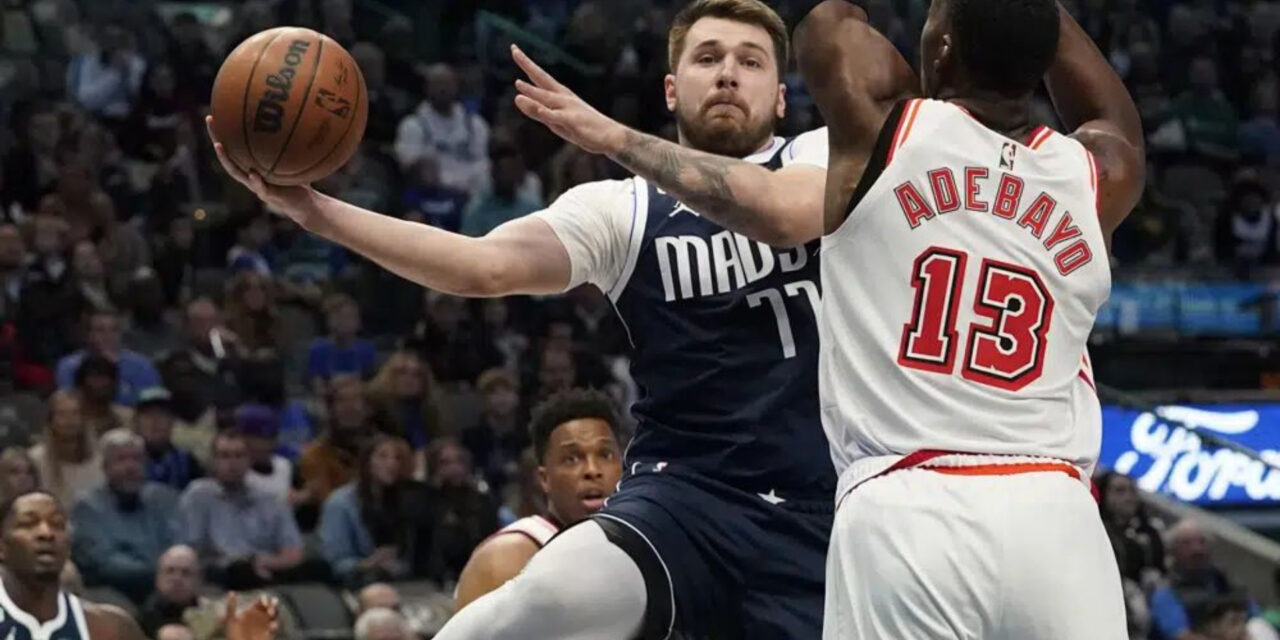 Doncic anota 34, Mavs se ponen defensivos y vencen a Heat