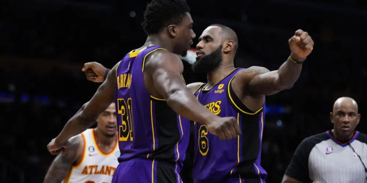 Lakers con LeBron derrotan a Hawks