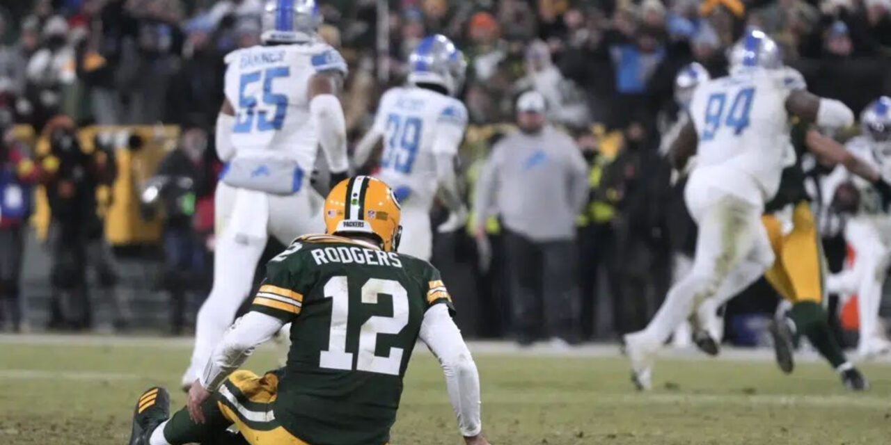 Los Packers pierden ante los Lions y se quedan sin playoffs