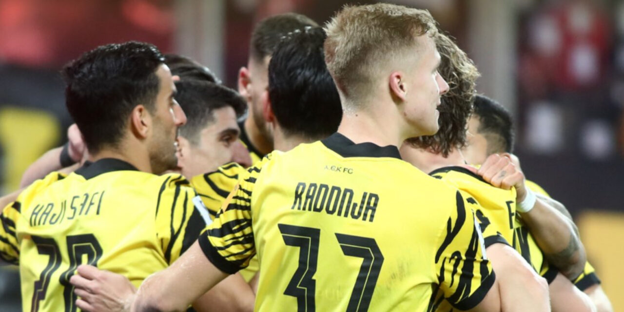 AEK venció a Panserraikos y avanzó a Semifinales en la Copa de Grecia