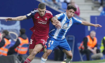 Espanyol y Osasuna dejan su choque de trenes en tablas