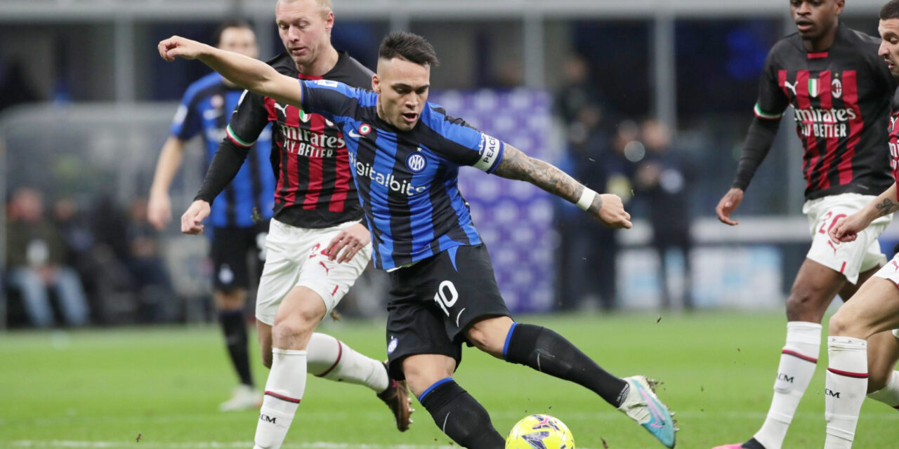 Martínez anota de nuevo y el Inter vence al Milan en derbi