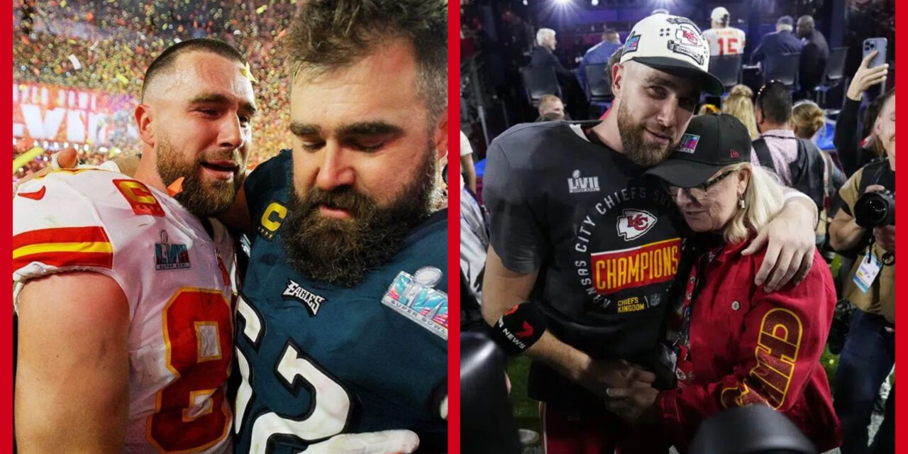 Travis Kelce se impone a su hermano mayor en el Super Bowl