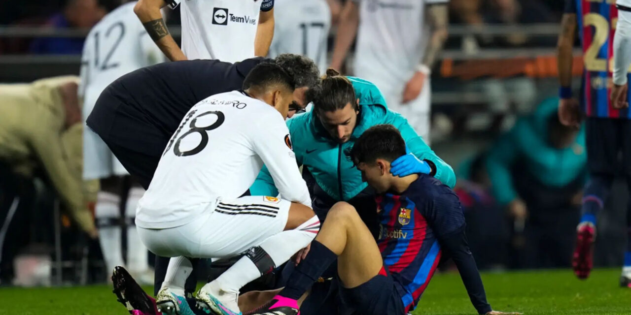Barcelona confirma lesión del tendón de la corva de Pedri