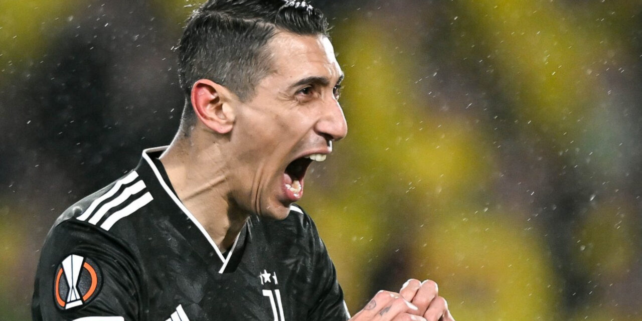 Tripleta de Di María da el pase a Juventus en Liga Europa