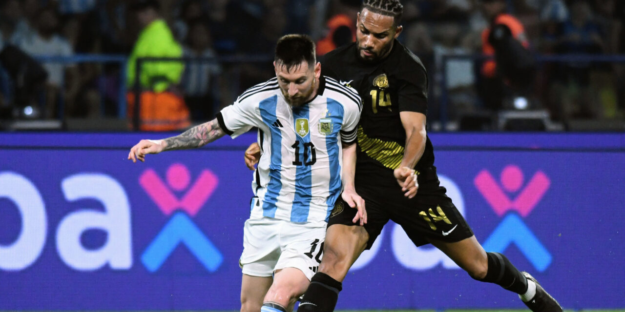 Argentina golea 7-0 a Curazao con triplete de Messi