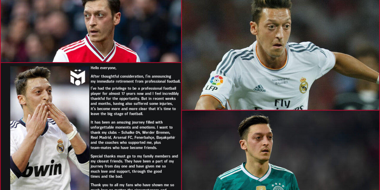 Mesut Özil, campeón mundial en 2014, anunció su retiro