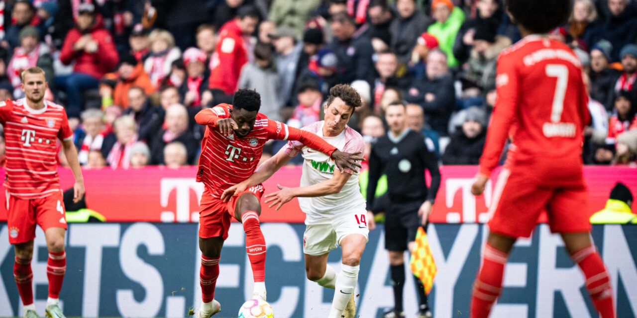 Defensas anotan y Bayern supera por 5-3 al Augsburg
