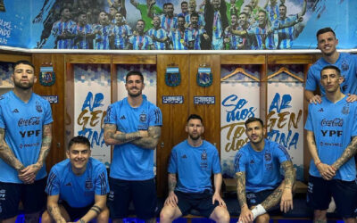 Argentina estrena nuevo vestidor alusivo a campeonato en Qatar 2022