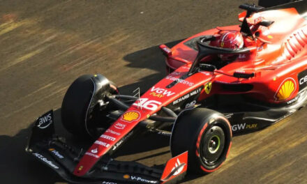 Leclerc más veloz que Verstappen en clasificación de Baku