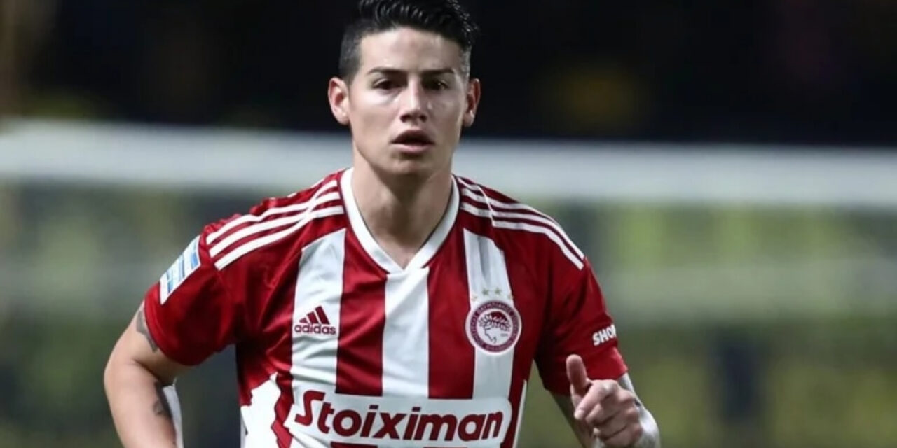 James Rodríguez termina su contrato con Olympiacos de Grecia