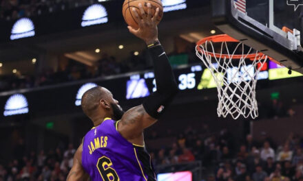 LeBron da victoria a Lakers ante Jazz en tiempo extra