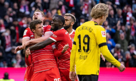 Bayern vuelve a la cima; vence al Dortmund en el clásico
