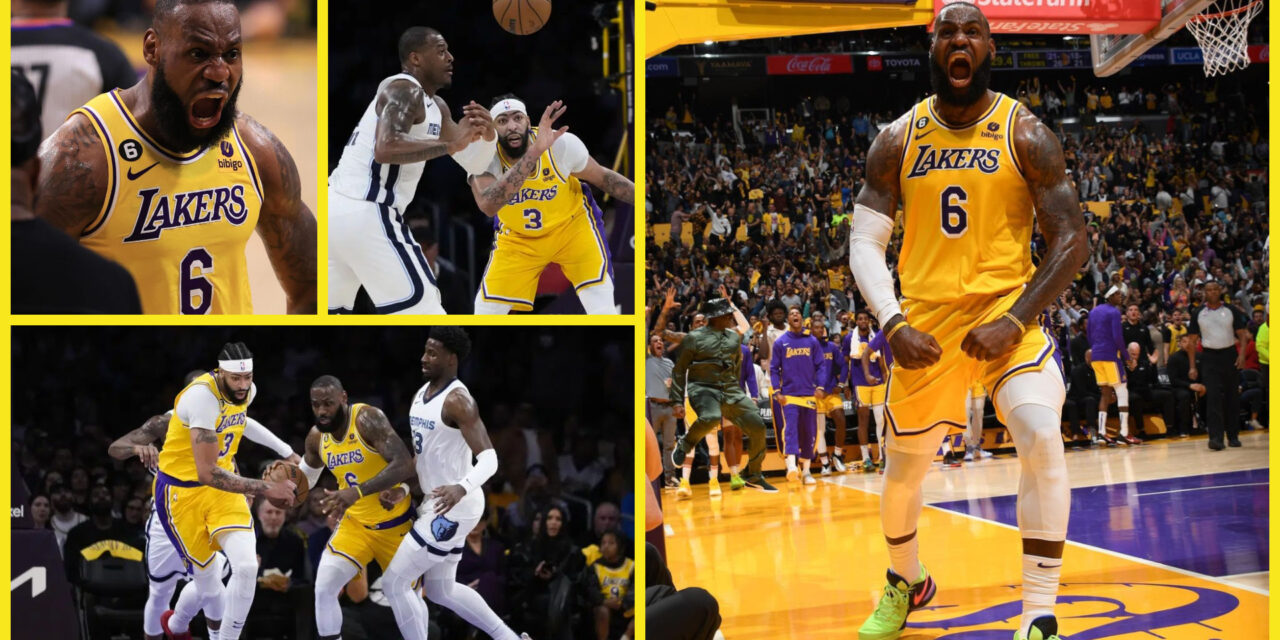 LeBron James corona épico triunfo de Lakers en tiempo extra