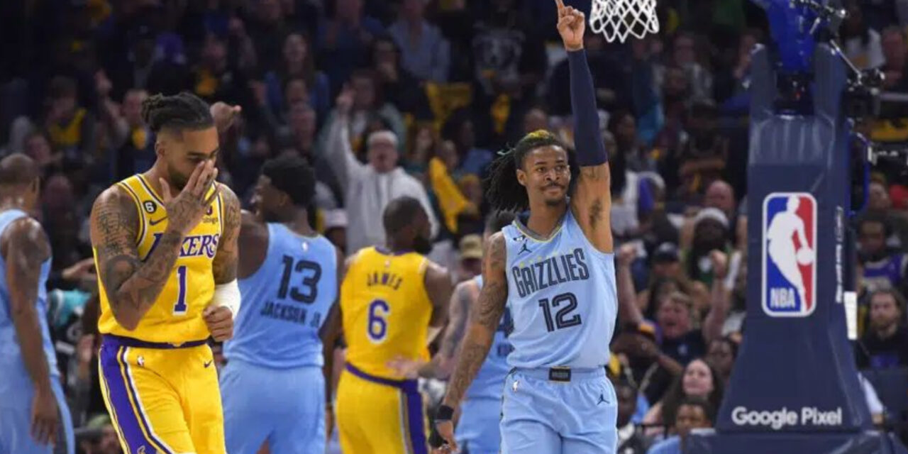 Grizzlies evitan eliminación al vencer 116-99 a Lakers