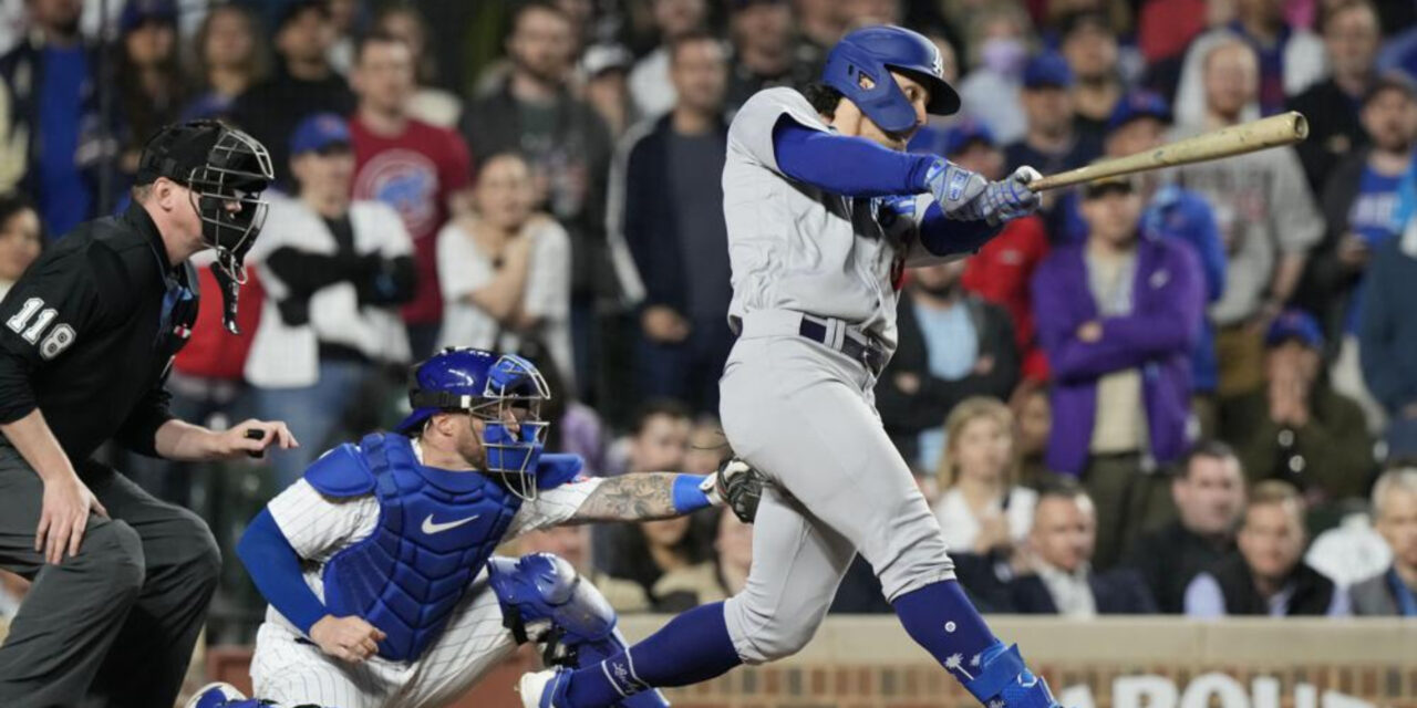 Con grand slam de Outman, Dodgers superan a Cubs