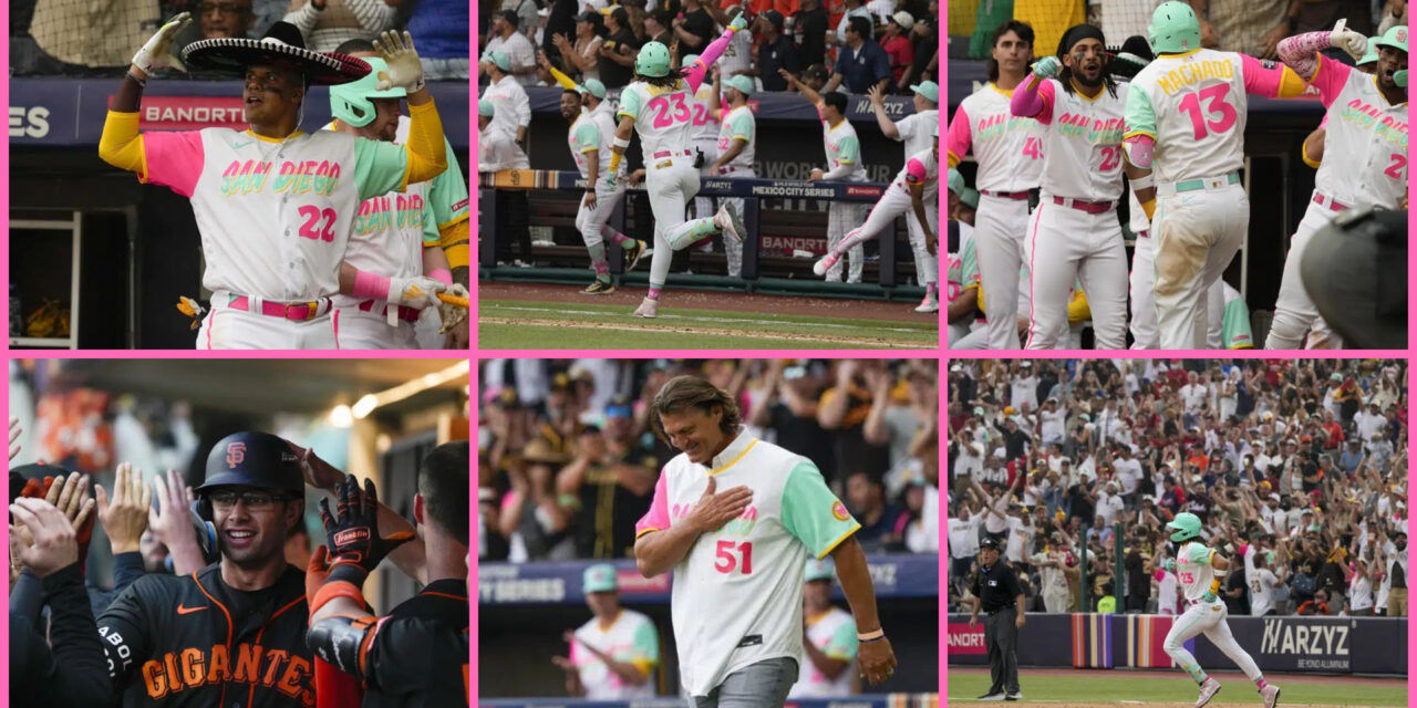 Padres vence a Giants en feria de jonrones en la Ciudad de México