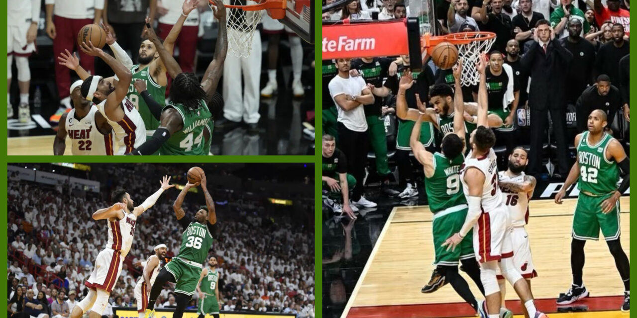 White encesta en la agonía; Celtics vencen al Heat y están al borde de remontada histórica