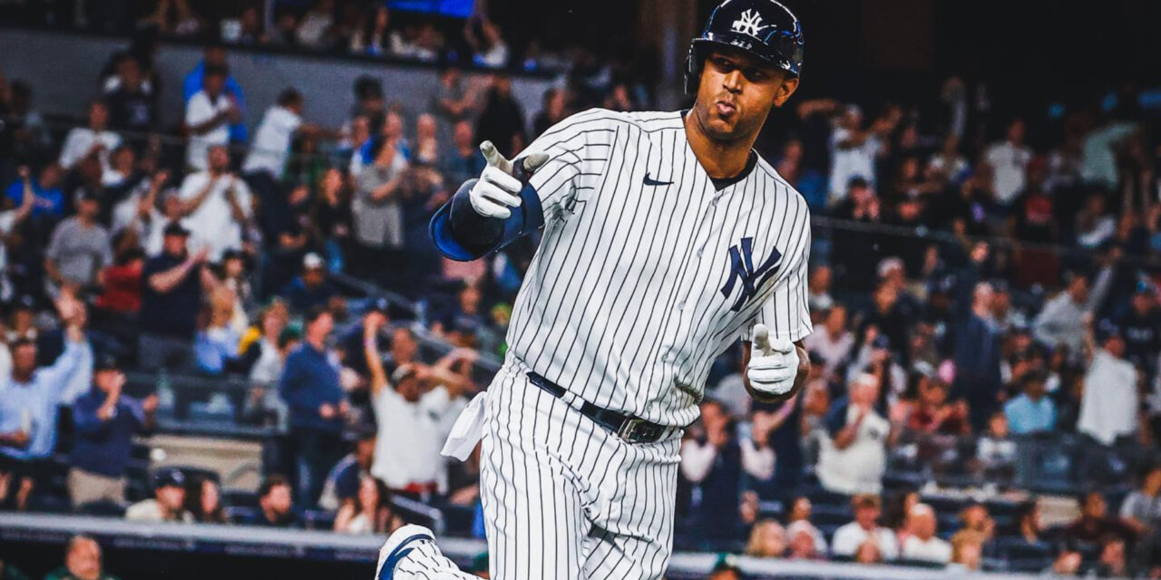 Yankees estallan con cuatro bambinazos y se imponen a Atléticos