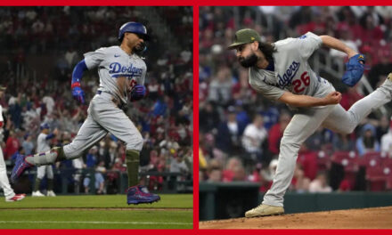 Betts y Gonsolin llevan a Dodgers a triunfo sobre Cardenales