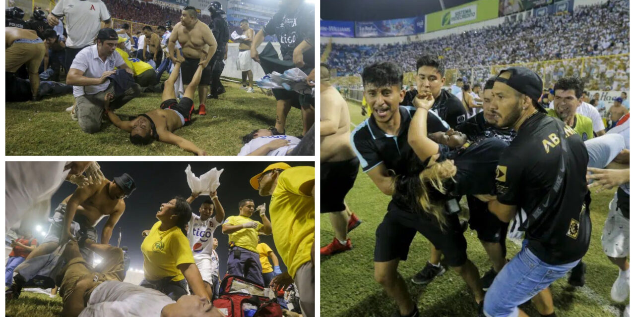 Estampida deja 12 muertos en partido de fútbol en El Salvador