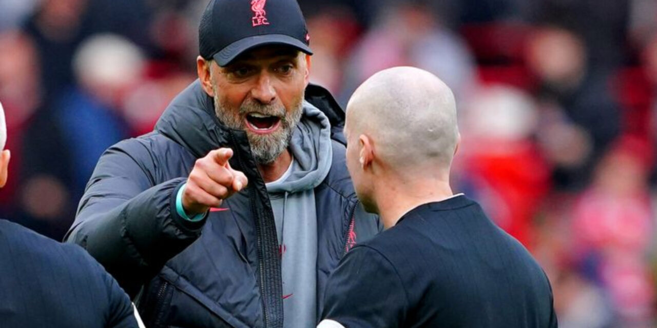 Klopp podría ser sancionado por discusión con árbitro