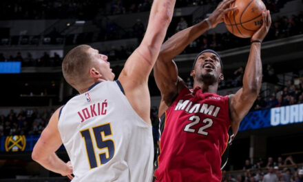 Jokic y Butler animan duelo Nuggets-Heat en las Finales de la NBA