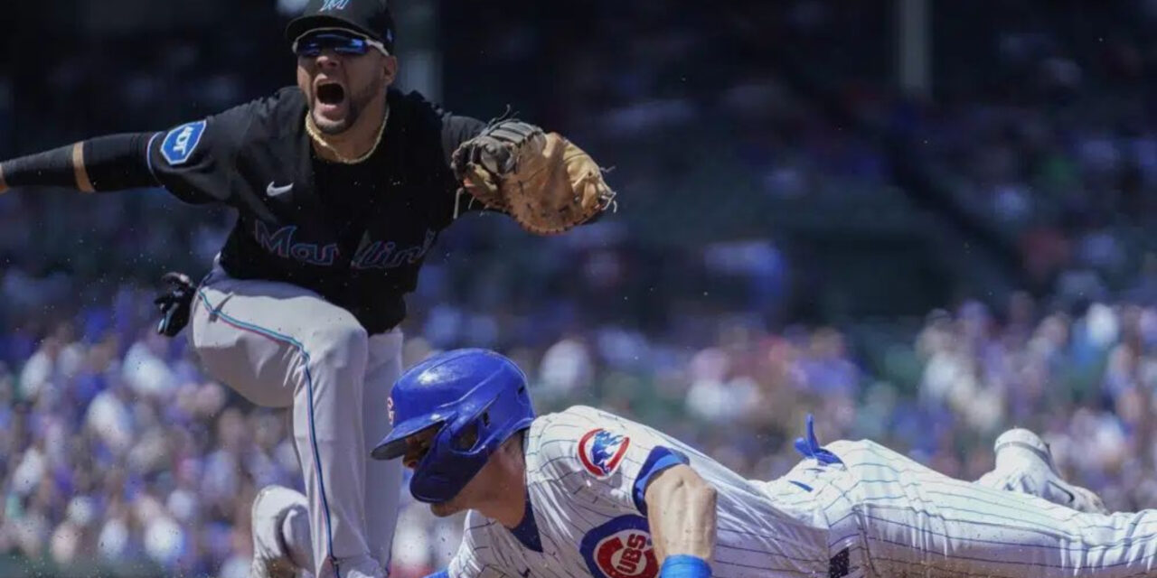 Cubs vencen a Marlins y cortan racha negativa