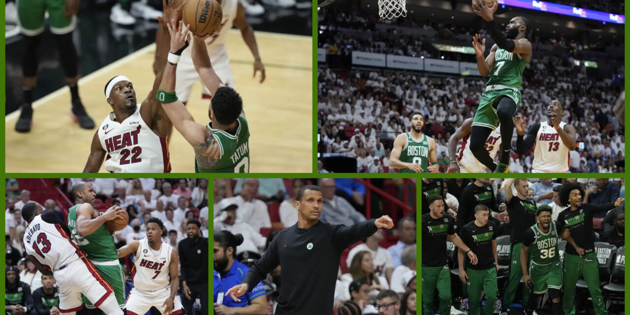 Celtics evitaron la barrida al doblegar al Heat en Miami