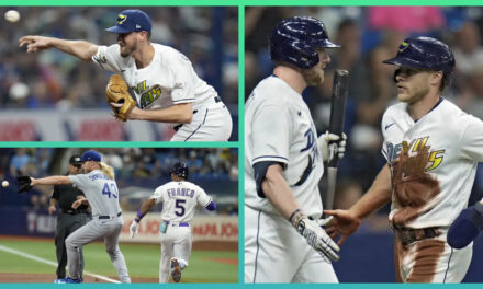 Criswell logra 1er triunfo; Rays doblegan 9-3 a Dodgers en duelo de líderes divisionales