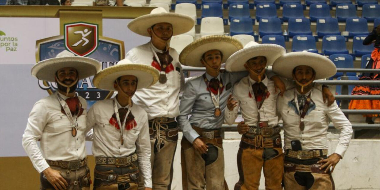 Conquista Baja California medallas de plata y bronce en charrería de nacionales Conade