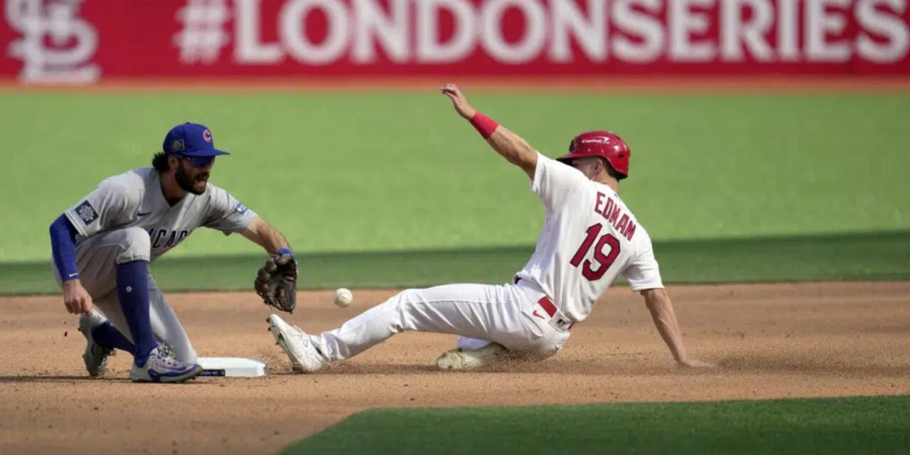 Cardinals remontan y vencen a Cubs para dividir serie en Londres