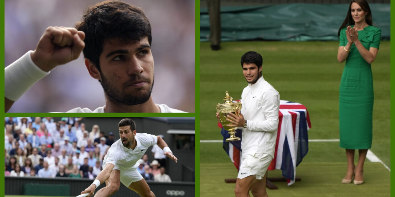 Alcaraz destrona a Djokovic en Wimbledon tras batalla de 5 sets y conquista su segundo Grand Slam