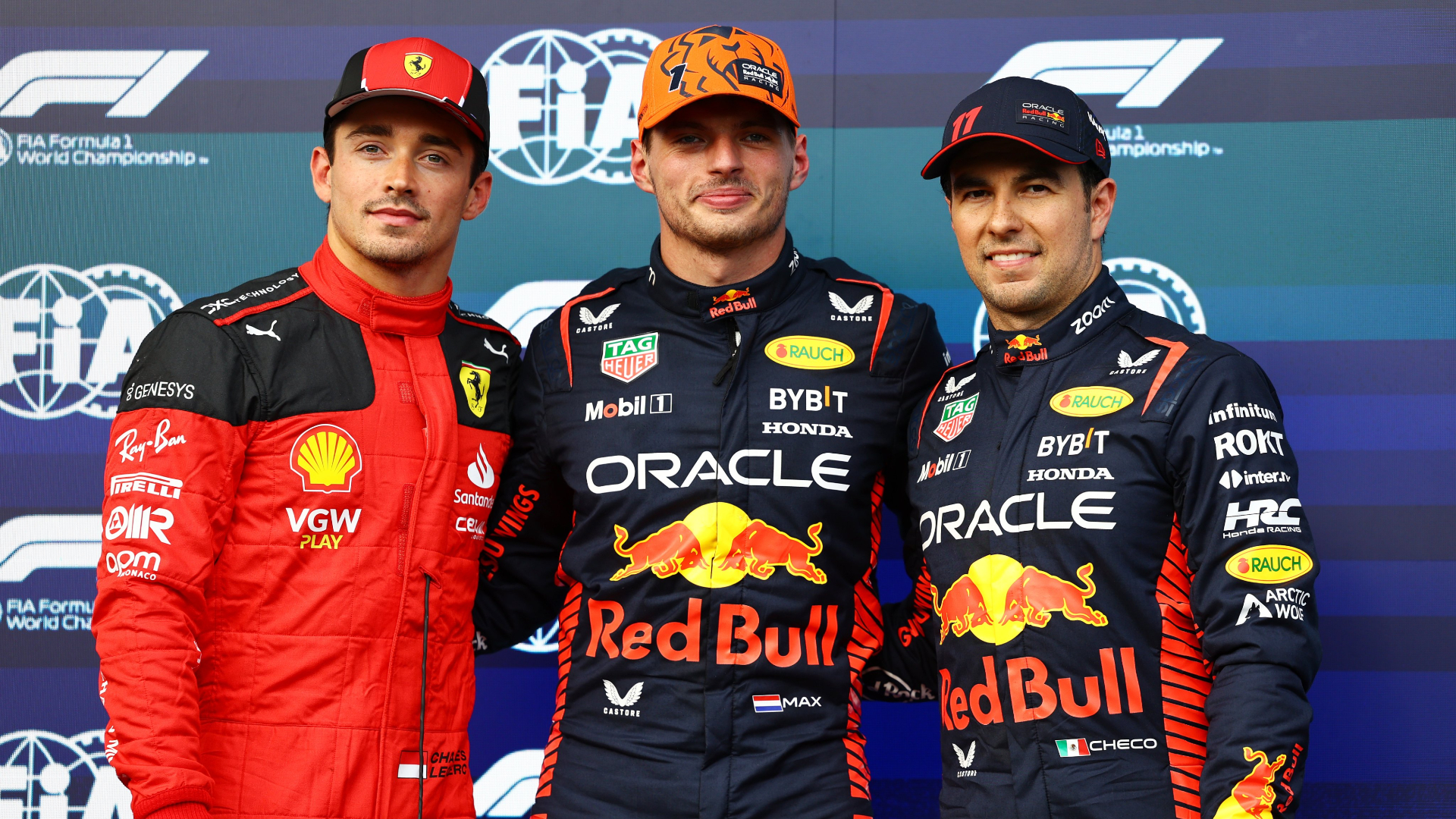 Verstappen firma otra ‘pole’ pero saldrá sexto en Bélgica; Leclerc primero y Pérez segundo