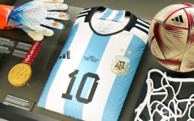 La camiseta de Messi de la final de Qatar ya está en el Museo de la FIFA