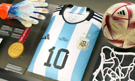 La camiseta de Messi de la final de Qatar ya está en el Museo de la FIFA