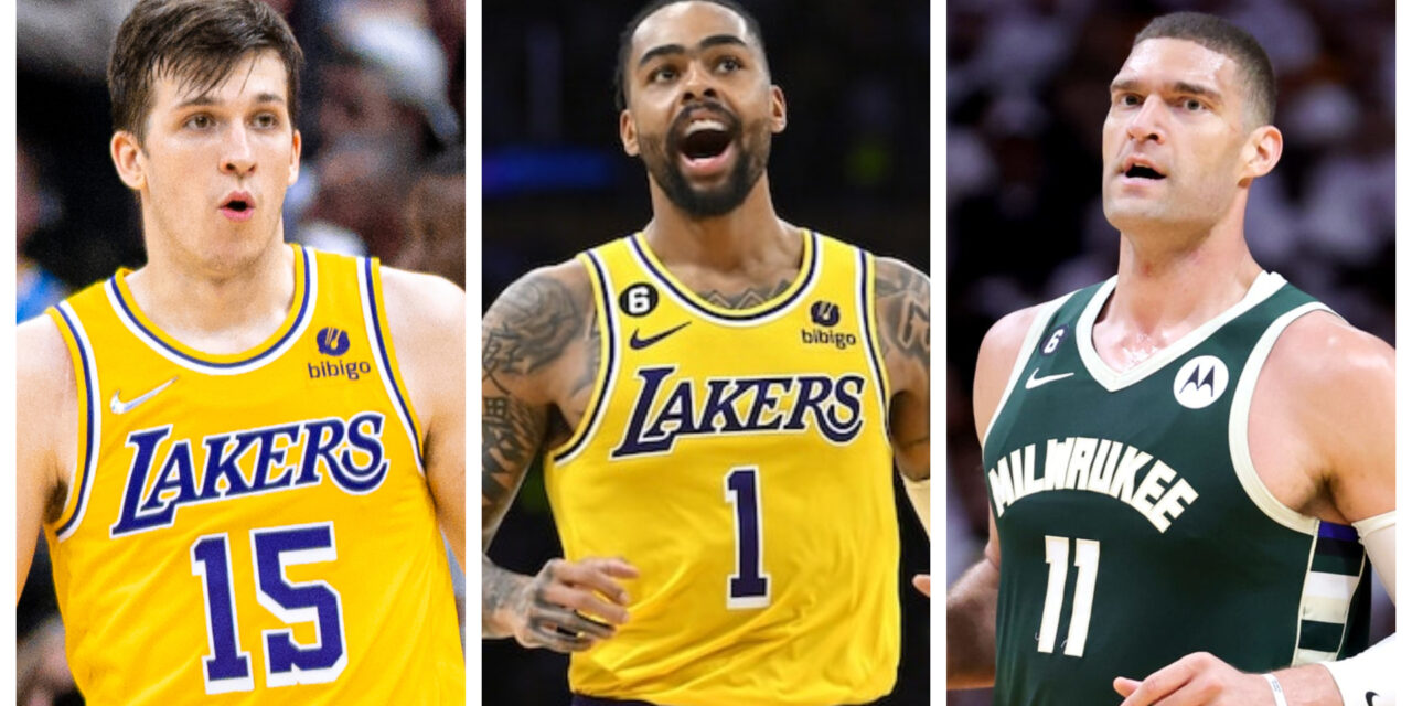 D’Angelo Russell y Austin Reaves renuevan con Lakers y Brook López seguirá en Bucks