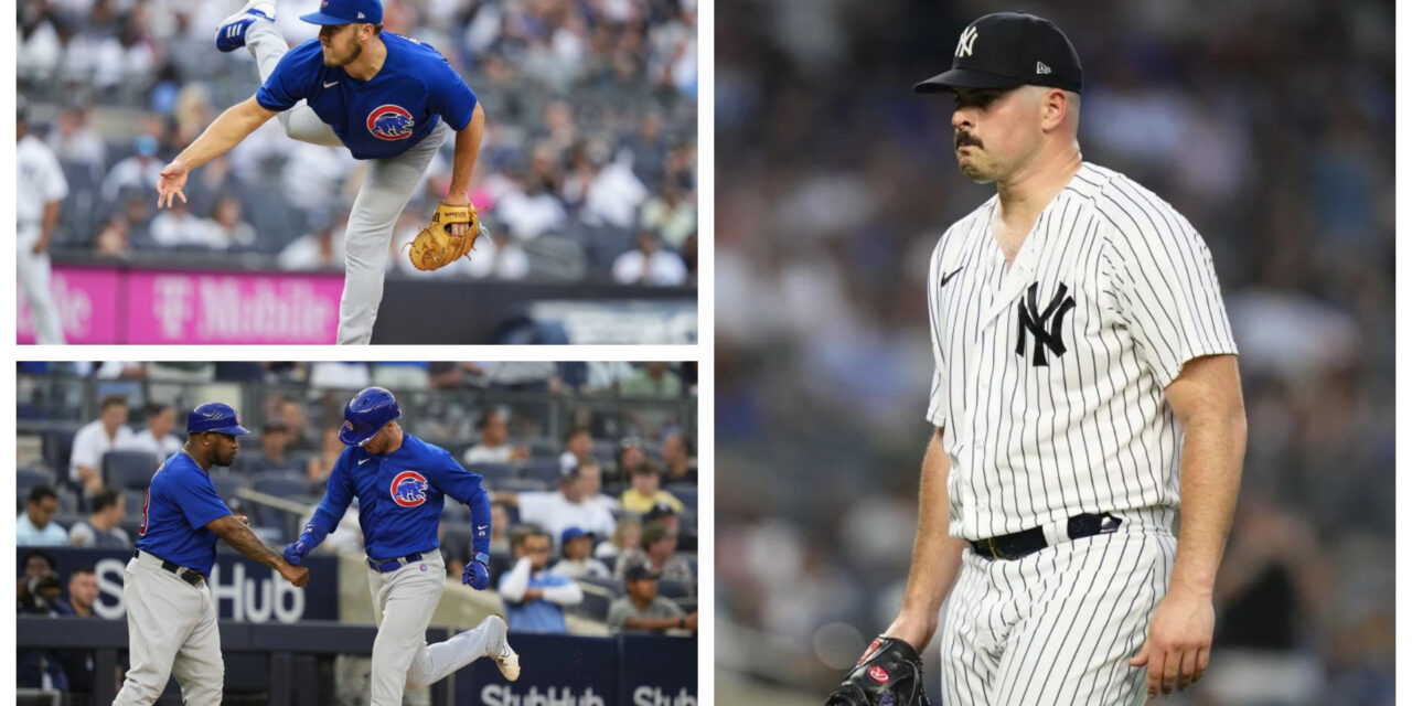 Cubs ganan por primera vez en el Bronx; Taillon destaca ante Yankees