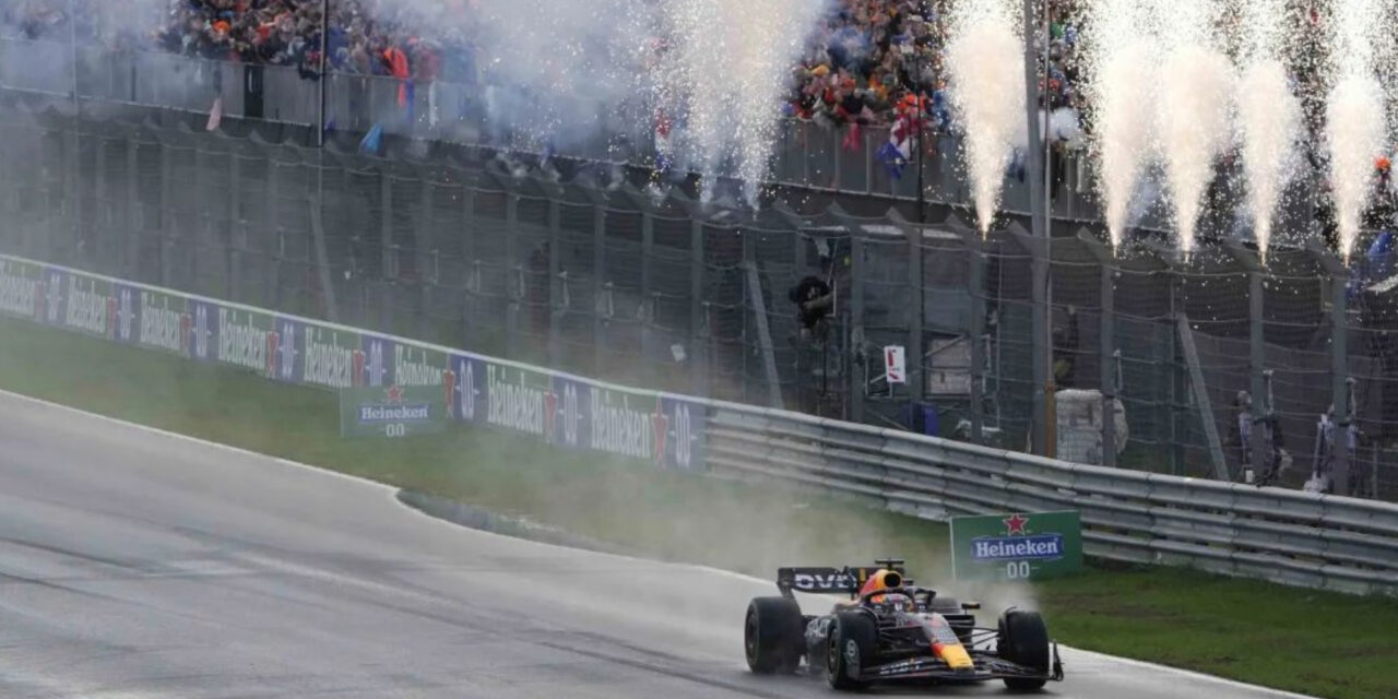 Verstappen gana un lluvioso GP de Holanda e iguala récord de Vettel con 9na victoria seguida