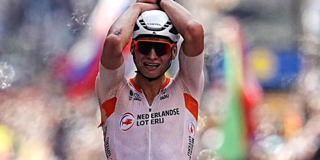 Van der Poel se recupera de caída y se proclama campeón mundial de ruta