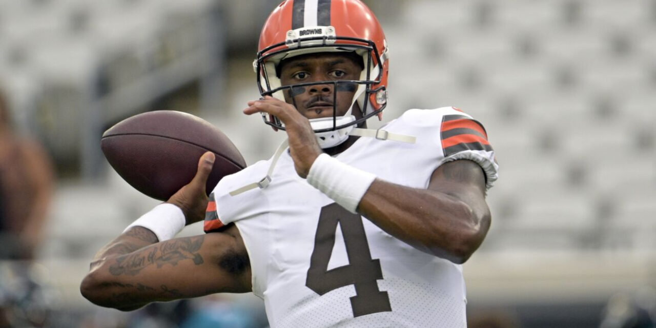 Browns: Watson se apresta a jugar ante Washington, un año después de su debut